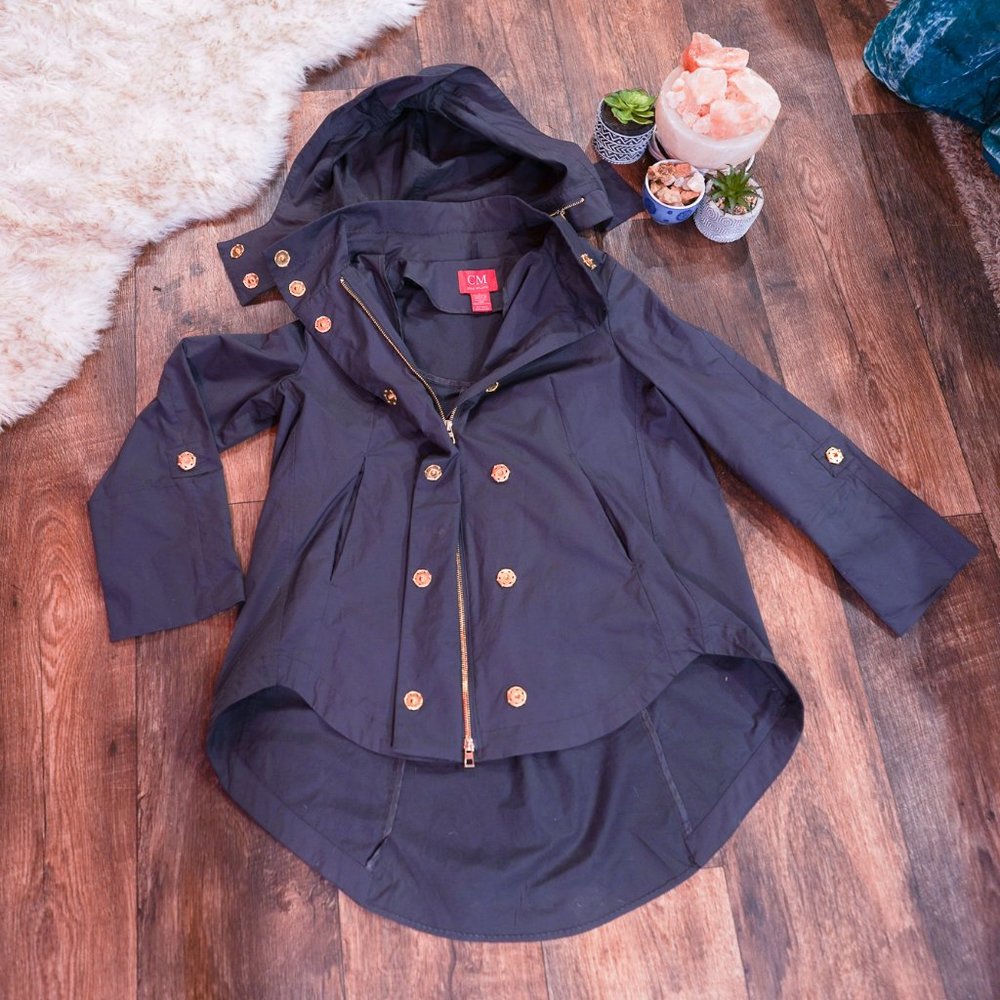 Ciao Milano SAVINA navy light rain Jacket Small